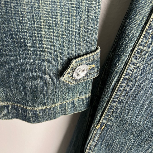 NWT Ivy Jane Gorgeous Jean Jacket with Belt- Medium‎ - Picture 3 of 12